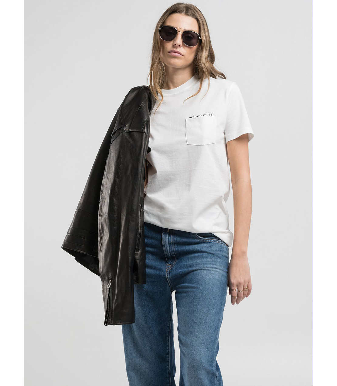 レギュラーフィットコットンジャージーポケットTシャツ 詳細画像 ナチュラルホワイト 4